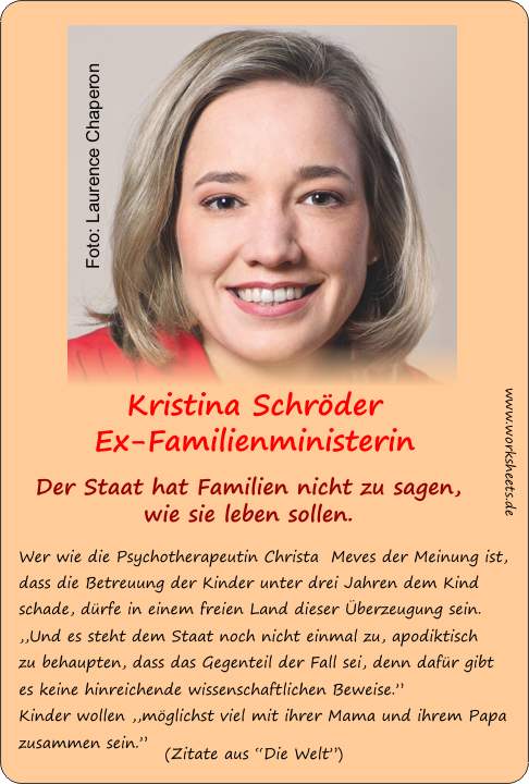 Kristina Schroeder-Staat-Familie
